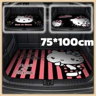 Car Trunk Mat Hellokitty Accessories Cartoon Pattern 75*100cm Can Be Used In All Seasons. Suitable F