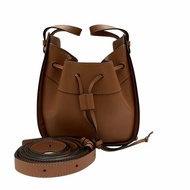 LOEWE 羅威 HAMMOCK MINI 皮革 吊床包 棕色