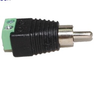 Self-connecting AV/RCA Jack