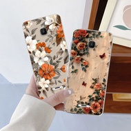 For Nokia 6300 8000 Case Luxury Phone Casing For Nokia6300 8000 Marble Butterfly Flower Clear Soft S