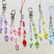 kpop group beaded keychain 💗