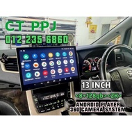 CT PPJ-13 Inch Android Player 2K SCREEN Android13 MPV Vellfire Alphard Estima