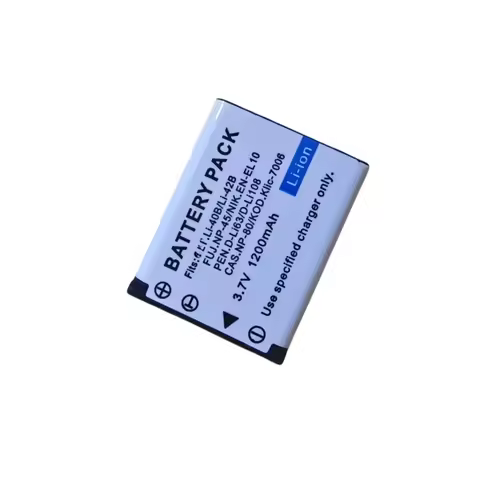 Li-42B Li-40B Battery 3.7V Capacity 1200mAh For Nikon FNP-45 A D-Li63 D-Li108 CNP-80 KLIC-7006