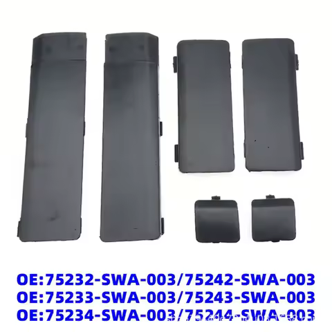 6Pcs Roof Rack Delete Removal Cover For Honda CRV CR-V 07-11 75232-SWA-003/75242-SWA-003 75233-SWA-0