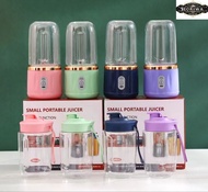 BLENDER PORTABLE MINI 400ML+400ML JUICER PORTABLE 10 PISAU USB RECHARGEABLE ICE CRUSHER