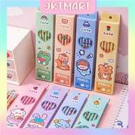 Jktmart HB ANIMAL Writing Pencil 1 SET Of 6 - School HB Pencil With Cute Cartoon MOTIF S085