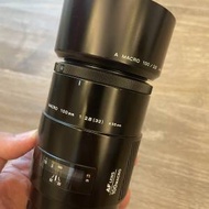 Minolta 100/2.8 Macro AF Sony A-Mount (A7, A9 & Nex 可用) 95% new