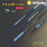 Huyen Vu hand fishing rod version 6H. Cheap quality single fishing rod. Carbon material. Hoang Nam F