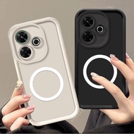 [99% review] For Honor X8A X8B X8C X8D 4G 5G Phone Case All inclusive Solid Color Skin Feel Magnetic