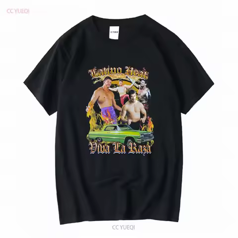 Eddie Guerrero T Shirt Viva La Raza TE2710 vintage Washed fashion graphic designer clothes Comfortab