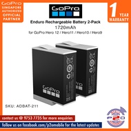 GoPro Enduro Rechargeable Battery 2-Pack for GoPro HERO12 / HERO11 / HERO10 / HERO9 (Hero 12 / Hero 11 / Hero 10 / Hero 9) SKU: ADBAT-211