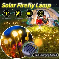 Solar Light 8/10LED Firework Lights Outdoor Solar Firefly Lights Waterproof Garden Lawn Light Hari Raya Decoration