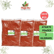 NanaysBest Atsuete Powder / Annatto Ground 3 Kilo - 3000 grams