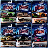 HOT WHEELS NEON SPEEDERS 2025 & 2026 Lancer Evo + Porsche 993 GT2 + Porsche 934 Turbo RSR + BMW M3 G
