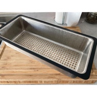 NORRSJON Colander Stainless steel, Stainless steel