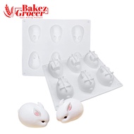 3D Bunny Rabbit Silicon Mould 6H