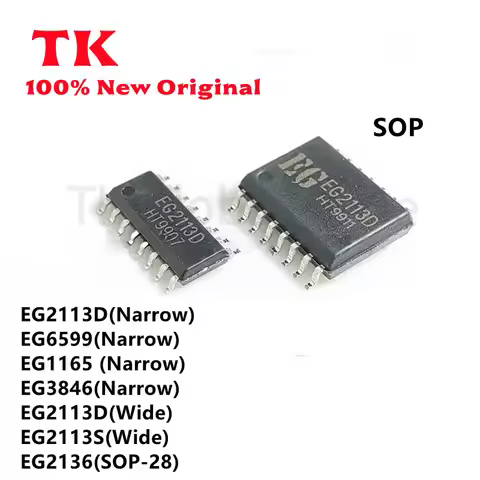 5Pcs New EG2113D(Narrow) EG6599(Narrow) EG1165 (Narrow) EG3846(Narrow) EG2113D(Wide) EG2113S(Wide) E