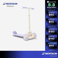 Decathlon Kids' 3-Wheeled Scooter B500 Trottinette Enfant 3 Roues B500-White