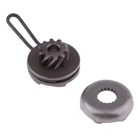 Replacement Starter Pinion Set for 1E40QMB 50cc Minarelli Engine with 17 Tooth Iron Gear for Yamaha 