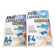 Laminating Plastic - Laminating Film - Plastic Laminating Film ZRM A4/F4