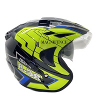 TERBARU Helm Half Face KBR 2 Kaca Double Visor Helem Pria Helmet Motor
