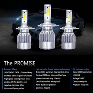 🇲🇾 1Pair (2Pcs) C6 Original Headlight H1 H3 H4 H7 Persona Gen2 Blm Wira Exora Perodua Axia Viva Saga