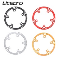 Litepro Folding Bike Single Speed BCD130 Chainring Chainwheel 45T 47T 53T 56T 58T 170mm Square Crank Aluminum Alloy