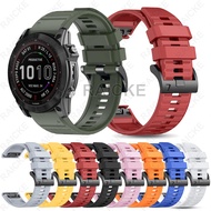 Quick Release Silicone Strap Watch Band for Garmin Fenix 8 51mm 47mm / 7X / 6 / 5X Plus / Fenix3 hr 