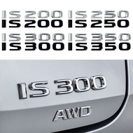 For Lexus IS200 IS250 IS300 IS350 Car Metal Sticker Styling Auto Body Side Fender Decor Car Stickers