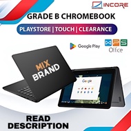 (GRADE B) Chromebook - DELL HP ACER LENOVO ASUS Minor &amp; Major Defect Chrome OS Laptop Budget Murah Notebook Touch Screen