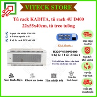 KADITA rack cabinet, 4U-D400 rack cabinet 22x55x40cm, network cabinet, wall cabinet, 4U-D400 electri