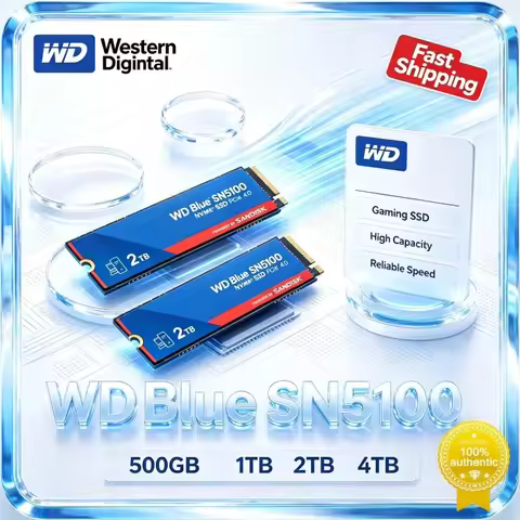 WD Blue SN5100 NVMe PCIe 4.0 M.2 2280 SSD 4TB Western Digital High Performance Gaming Solid State Dr