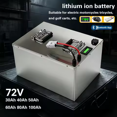 72v 40Ah 50Ah 60Ah 70Ah 80Ah 100Ah lithium ion battery pack 40A 50A 60A 70A 80A 100A with bluetooth 