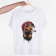 new American Rapper Tupac Makaveli 2pac Thug Life T-shirt  Short Sleeves Summer Casual Fashion Men T