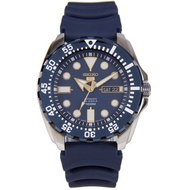Ready to Ship Seiko 5 Sports Automatic Blue Rubber Strap Watch SRP605 SRP605J SRP605J2