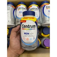 Centrum Silver Multivitamin Supplement for Men and Women 50+ 275 tablets