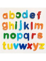 26入組冰箱貼磁性大寫和小寫字母早期教育玩具,適用於兒童