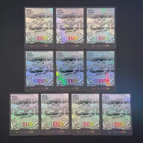 One Piece OPCG English DON card Elbaph Don Card One Piece Day 25 DON Textured Foil Card Anime Collec