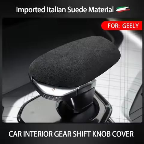 Alcantara Suede Automatic Gear Shift Knob Cover For Geely Borui GC9 MHEV Preface Xing Yue Transmissi