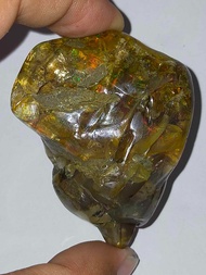 พลอย ก้อน ดิบ โอปอล เอธิโอเปีย ธรรมชาติ แท้ ( Natural Opal Ethiopia ) หนัก 335 กะรัต