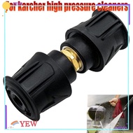 YEW High pressure hose adapter, Black Water Pipe Extension Accessories High pressure quick connector, Plastic Universal Quick Connection Pressure washer quick adapter for Karcher