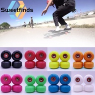【SWTF】4 pcs 52x32mm 95A Soft Longboard Skateboard Wheels+ABEC-9 Bearing