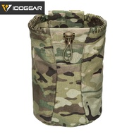 IDOGEAR Tactical Recycling Pouch Foldable Lightweight Tactical Mesh Dump Pouch 35145