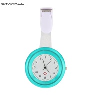 StarALL Nurse Watch Brooch Silicone Clip Infection Control Design Nurse Doctor Paramedic Brooch Fob Watch