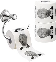 2 Rolls Donald Trump Toilet Paper Roll,Funny Gifts for Adult,Trump Funny America Political Humor Gag Gift