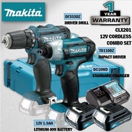 MAKITA CLX201 12V CORDLESS COMBO SET (TD110D & DF333D)『READY STOCK』『1 Year Warranty』『100% Original M