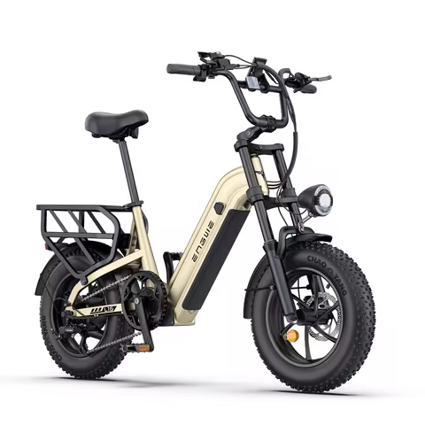 ENGWE L16 750W Electric Bike, 1500W Peak, 48V 18Ah, 28 MPH, 70-Mile Range, 16x4 Fat Tires, Hydraulic