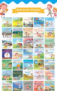 Buku Belajar Baca Bahasa Inggris 60pcs Mandarin Paud TK Anak