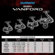 Fishing Reel Shimano Vanford/2024 Eastern Warranty