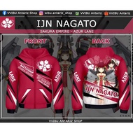 Azur Lane IJN Nagato Anime Fullprint Hoodie Jacket